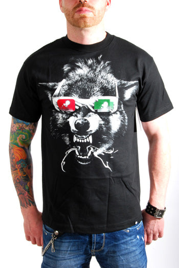 3D Wolf-T-Shirt