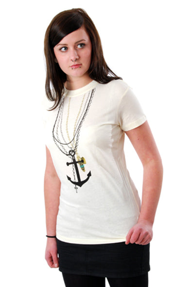 Steady Clothing - Sailor Bling Tee-Ivory
