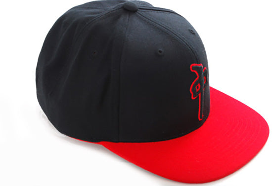 RED DRAGON  Ball Cap-Red/Black
