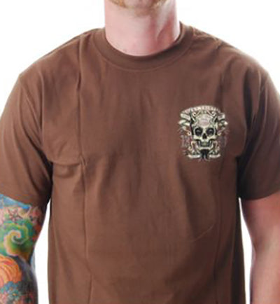 Lucky 13 - Twin Forks  T-Shirt-Brown