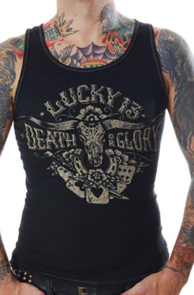 Lucky 13 - Death or Glory Rib Tank Top