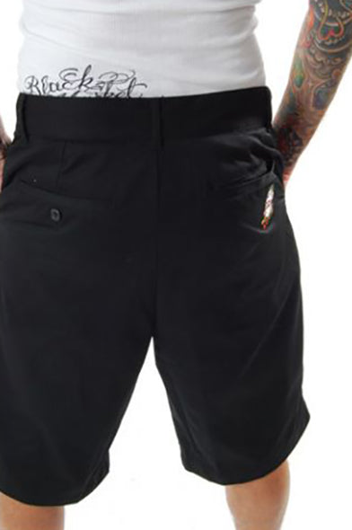 Lucky 13 - Stock Chino Shorts-Black