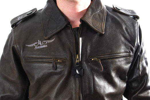 LL Kustoms Von Ace - Leather Jacket - Brown