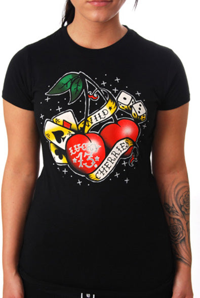 Lucky 13 - Wild Cherries Tee