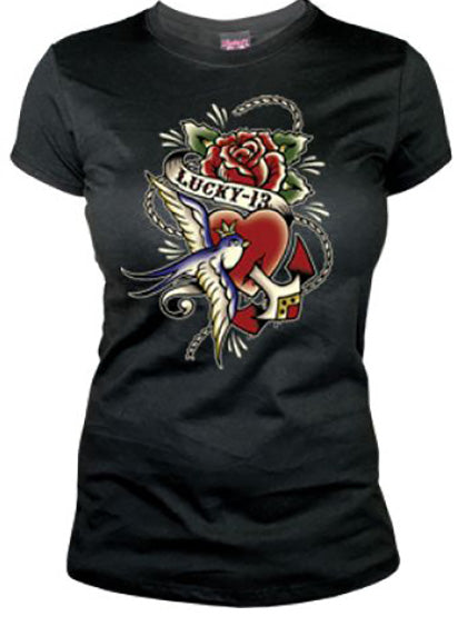 Lucky 13 - Blue Sparrow Tee
