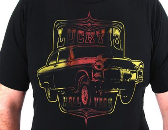 Lucky 13 - Vintage Tee -Hell Yeah