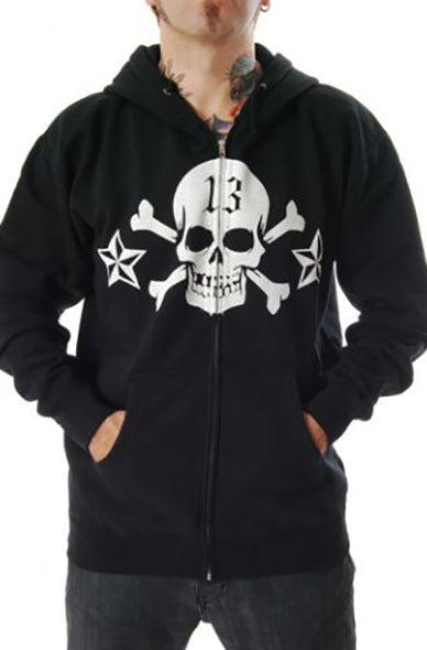 Lucky 13 - Men's Full Zip Hoodie