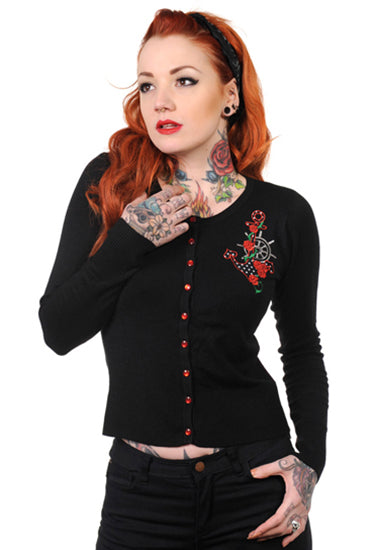 BANNED  Anchor & Roses Sailor Cardigan