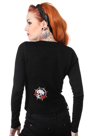 BANNED  Anchor & Roses Sailor Cardigan