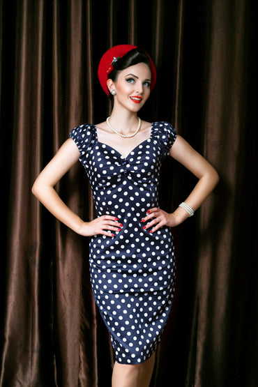 Collectif-Dolores Dress Polka