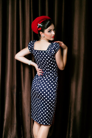 Collectif-Dolores Dress Polka