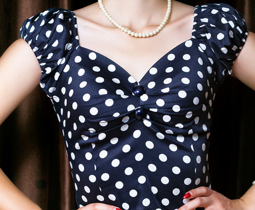 Collectif-Dolores Dress Polka
