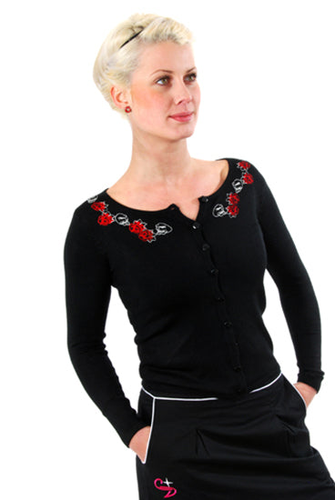 COLLECTIF - Jo Cardigan-Skulls