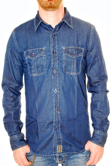 DICKIES  Blue Collar Denim Shirt