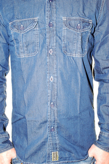 DICKIES  Blue Collar Denim Shirt
