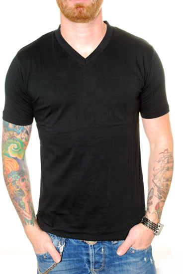DICKIES - V Neck T-Shirt-Black