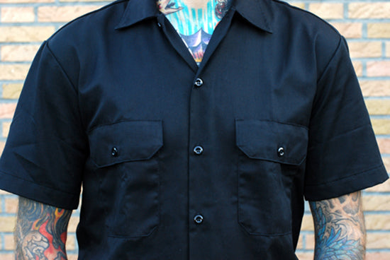 DICKIES - SS Work Shirt-Black