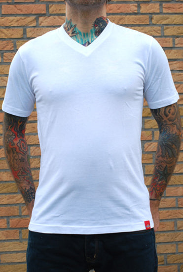 Dickies -V Neck T-Shirt - White