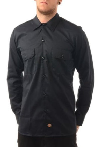 Dickies - Twill Work Shirt-Dark Navy