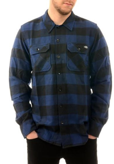 Dickies - Sacramento Longsleeve Shirt-Evening Blue