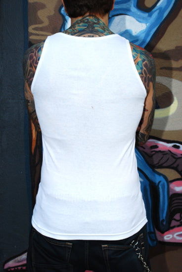 DICKIES - Men's Fitted Tank Top White