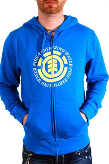 ELEMENT - Elemental Zipper Hoodie-Electric Blue