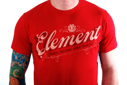 Element - Scripto Tee-Element Red