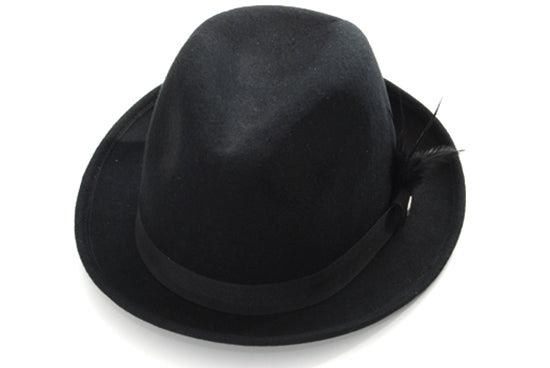 Globe - Slash Fedora Hat-Black