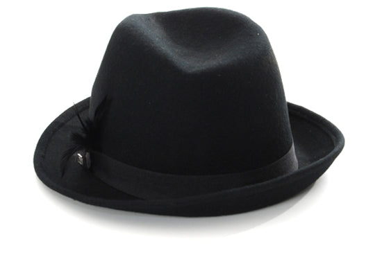 Globe - Slash Fedora Hat-Black