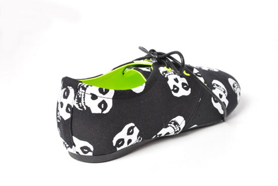 Iron Fist - Misfits Oxford Flexi Flat in Black