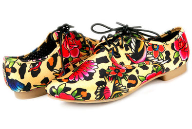 Iron Fist - Lounge Leopard Oxford Flat