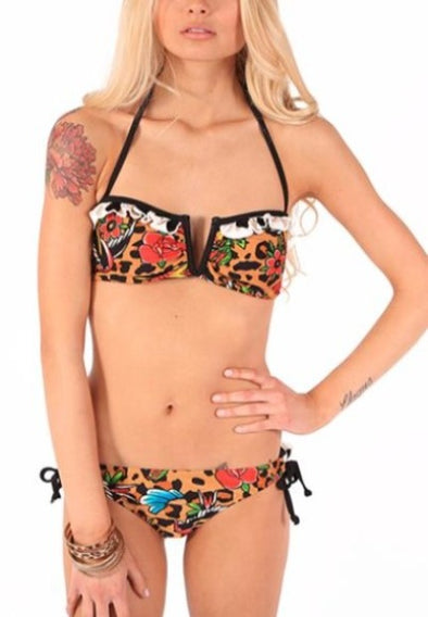 Iron Fist - Lounge Leopard Bikini Set