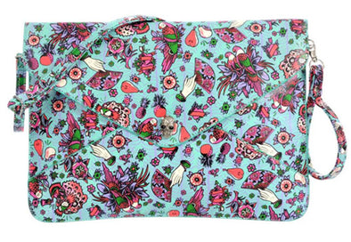 Iron Fist - Kokomoan Clutch-Turquoise