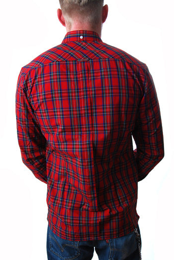 Merc - Neddy button down tartan check shirt.