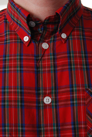 Merc - Neddy button down tartan check shirt.