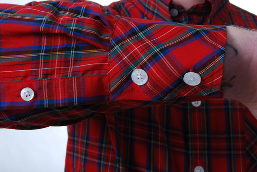 Merc - Neddy button down tartan check shirt.