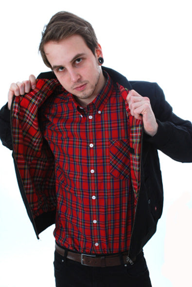 Merc Classic Harrington Jacket Black – Fearbox - Main Image