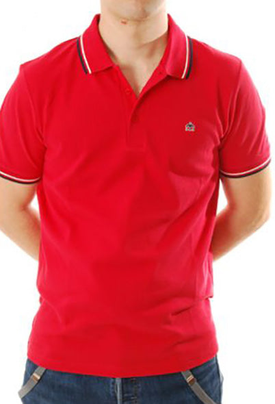 Merc - Card classic polo shirt-Stewart Red