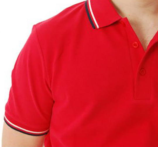 Merc - Card classic polo shirt-Stewart Red