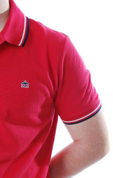 Merc - Card classic polo shirt-Stewart Red