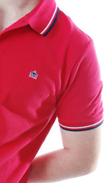 Merc - Card classic polo shirt-Stewart Red