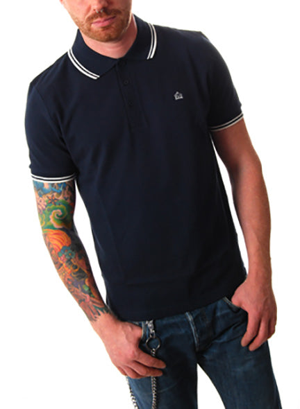 Merc - Card classic polo shirt-Navy