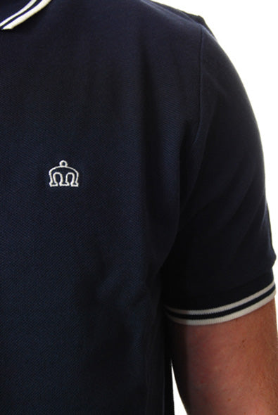 Merc - Card classic polo shirt-Navy
