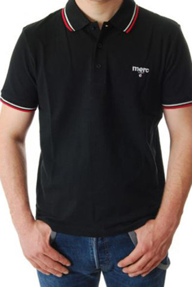 Merc - Bagford classic polo shirt - Black