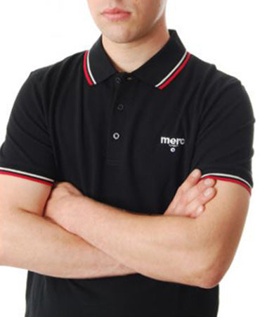 Merc - Bagford classic polo shirt - Black