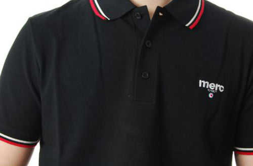 Merc - Bagford classic polo shirt - Black