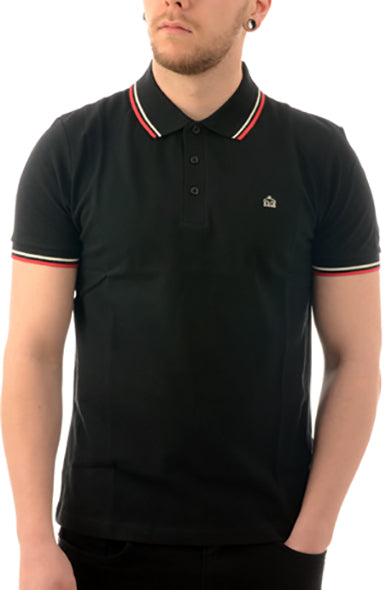 Merc - Card classic polo shirt - Black