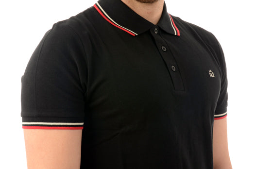 Merc - Card classic polo shirt - Black