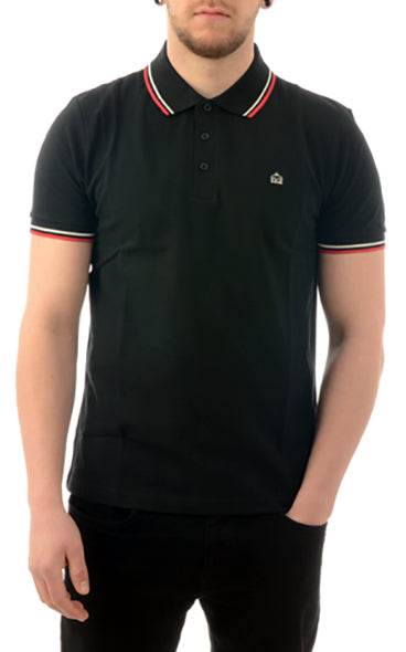 Merc - Card classic polo shirt - Black