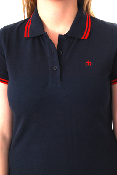 Merc - Alice classic pique polo - Navy